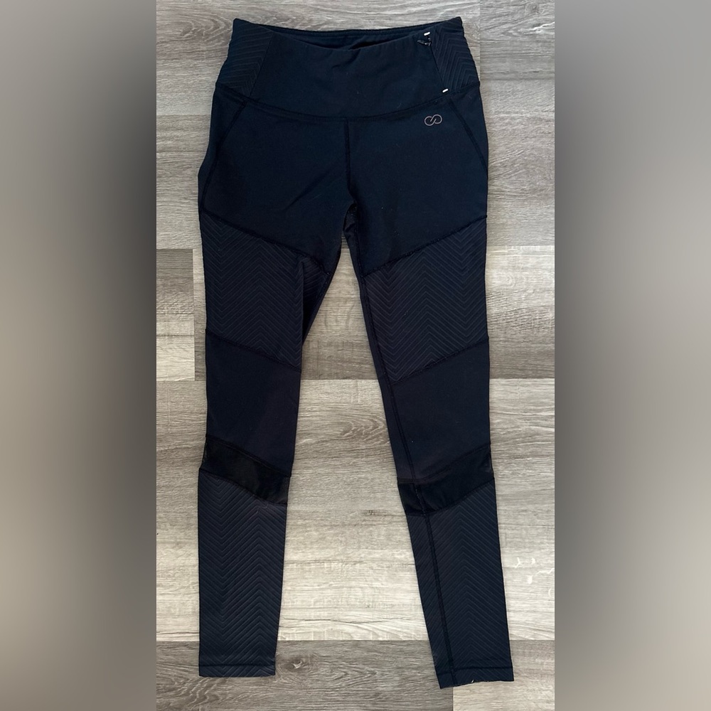 CALIA by Carrie Underwood Black Paneled High-Waist Leggings